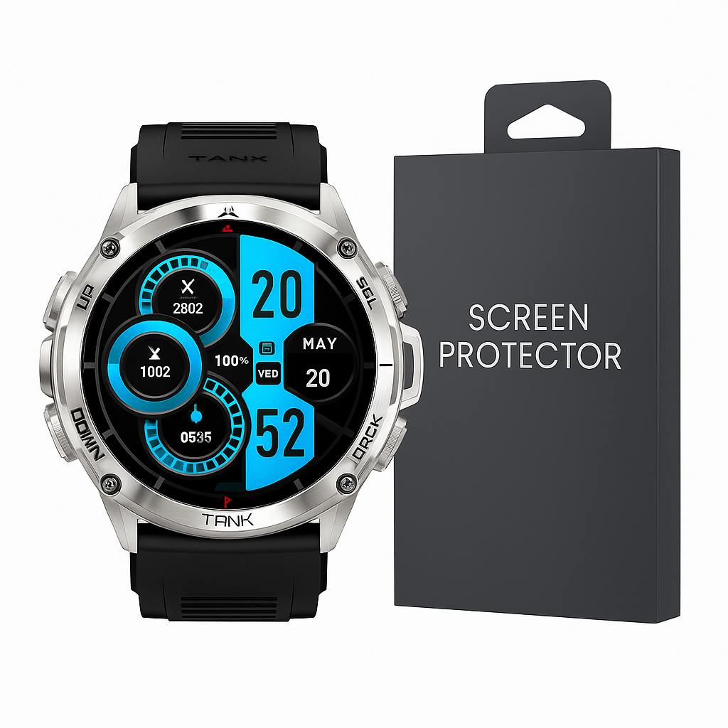 TANK T3 Ultra Smartwatch — GPS | AMOLED Display | Fitness & Sports Watch for Men