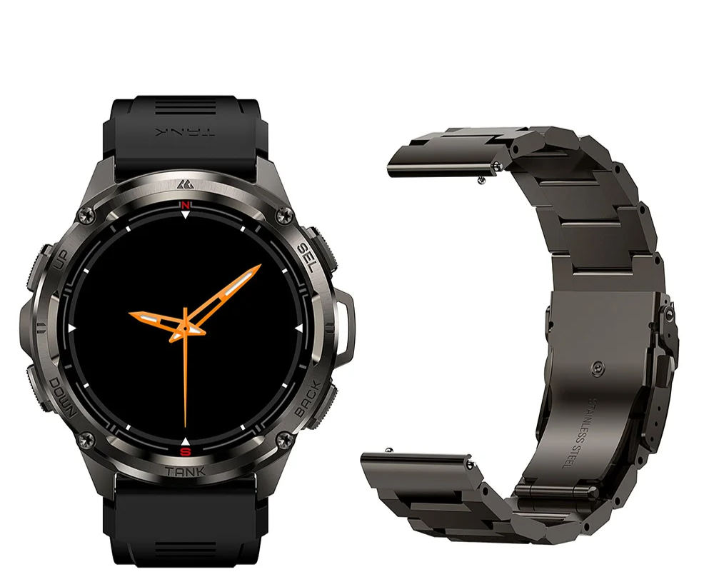 TANK T3 Ultra Smartwatch — GPS | AMOLED Display | Fitness & Sports Watch for Men