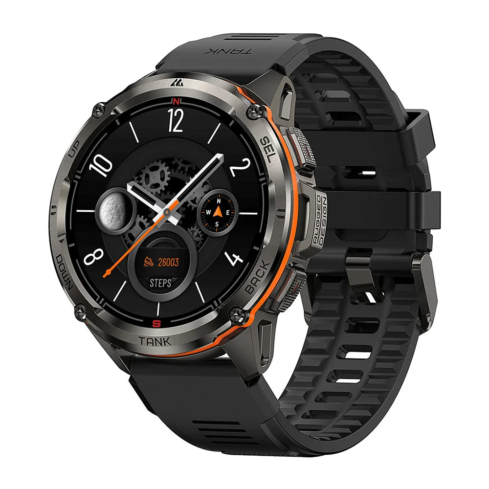 TANK T3 Ultra Smartwatch — GPS | AMOLED Display | Fitness & Sports Watch for Men