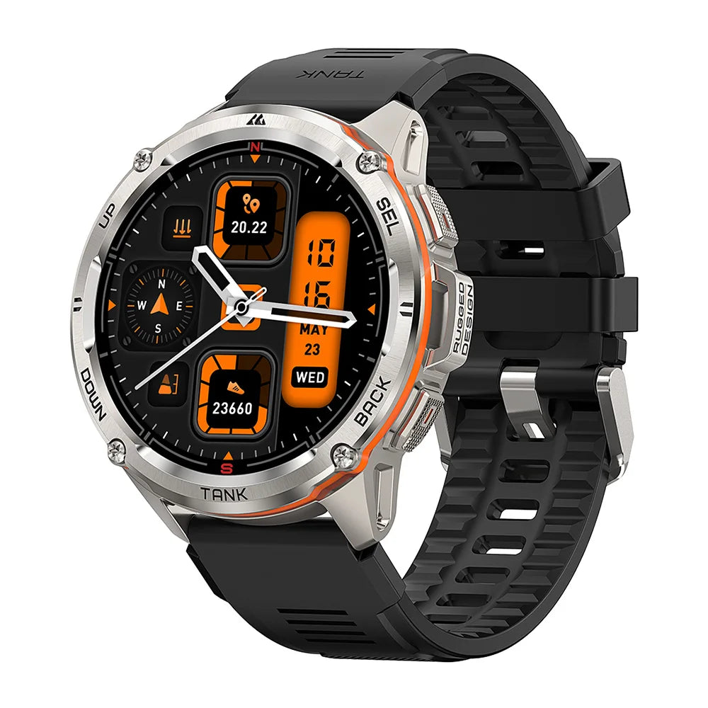 TANK T3 Ultra Smartwatch — GPS | AMOLED Display | Fitness & Sports Watch for Men