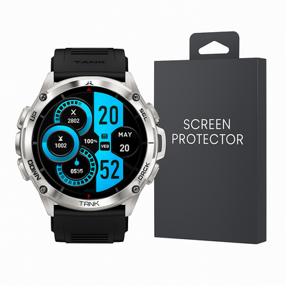 TANK T3 Ultra Smartwatch — GPS | AMOLED Display | Fitness & Sports Watch for Men